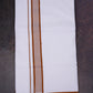 FD-162 W/D DHOTI 3.80 MTR-Dark Brown