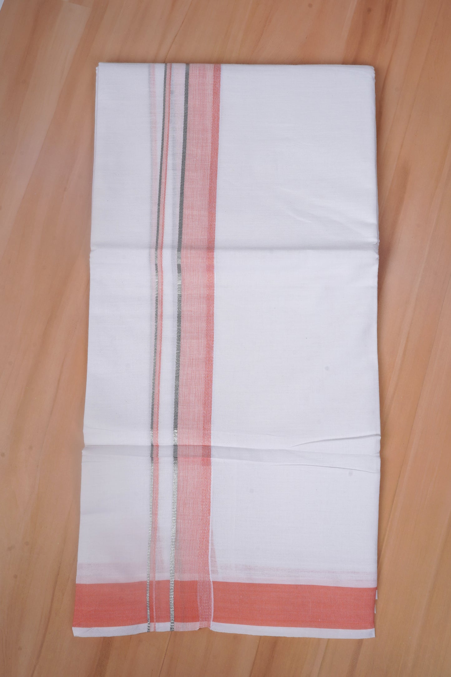 FCD-403 W/D DHOTI 3.80 MTR - Light Orange