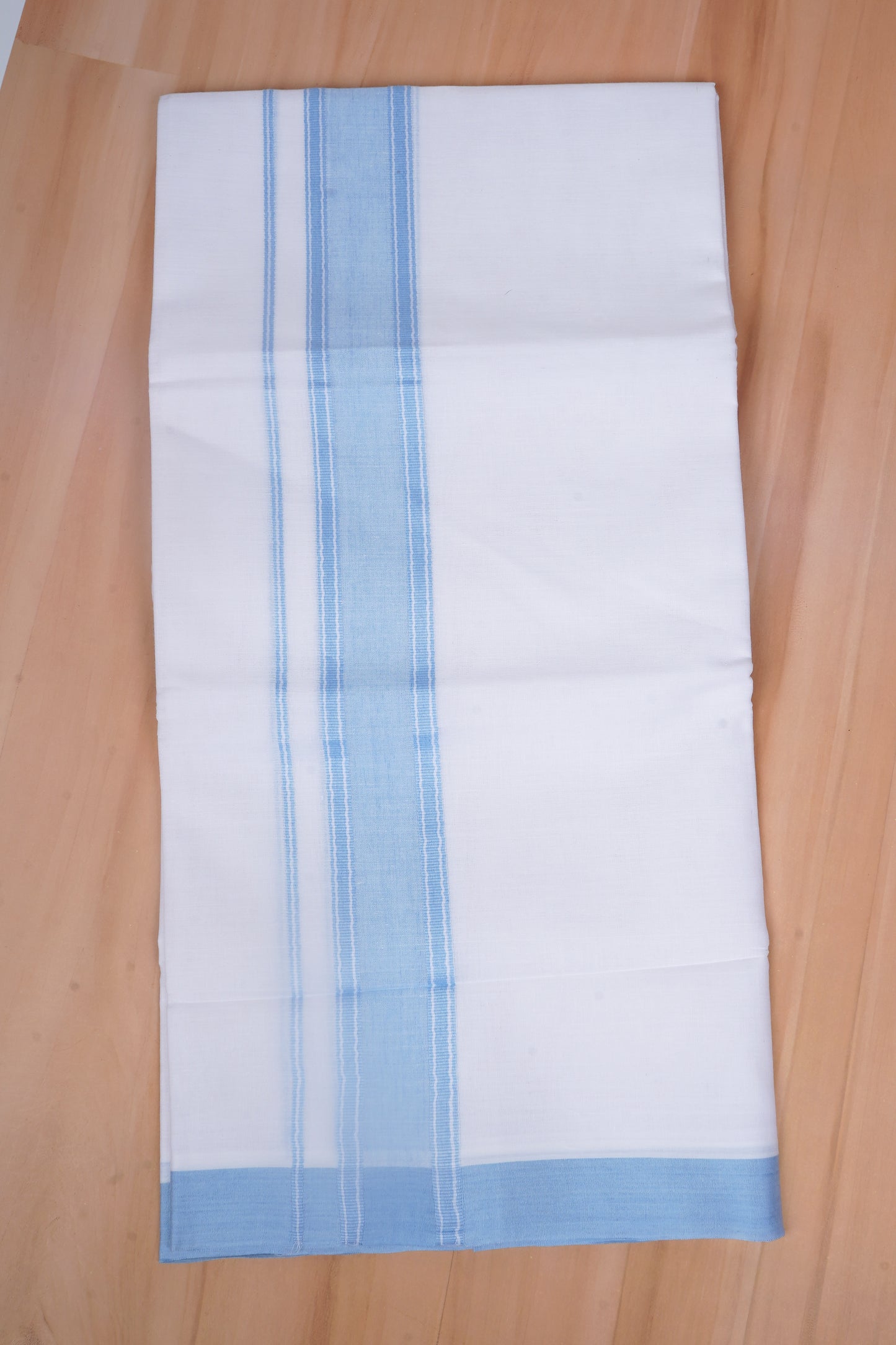 FCD-527 W/D DHOTI 3.80 MTR-Sky Blue