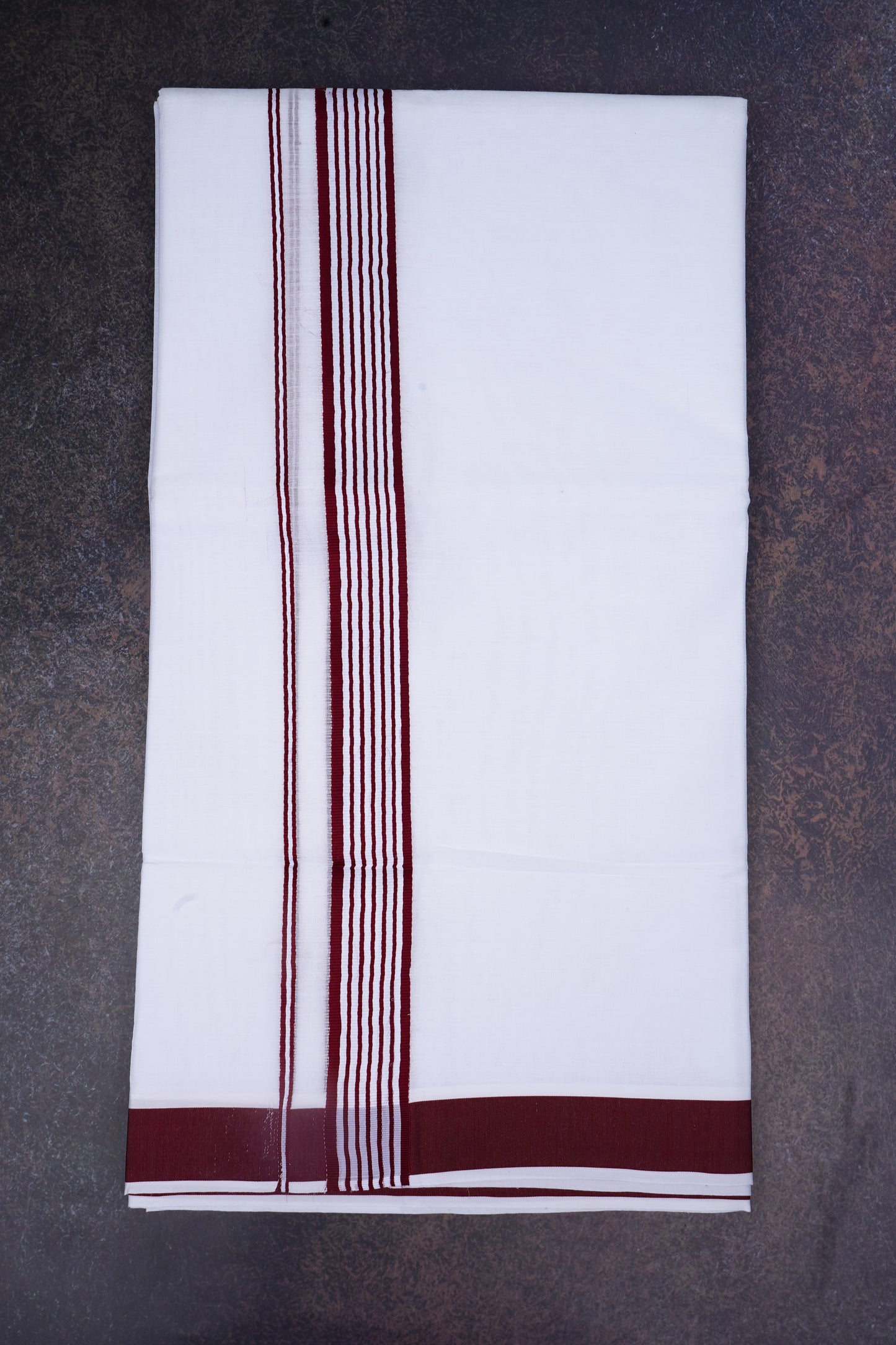 FD-158 W/D DHOTI 3.80 MTR-Maroon