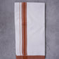 KERALOOM FINISH COTTON 326 W/D DHOTI 3.80 MTR - Brown