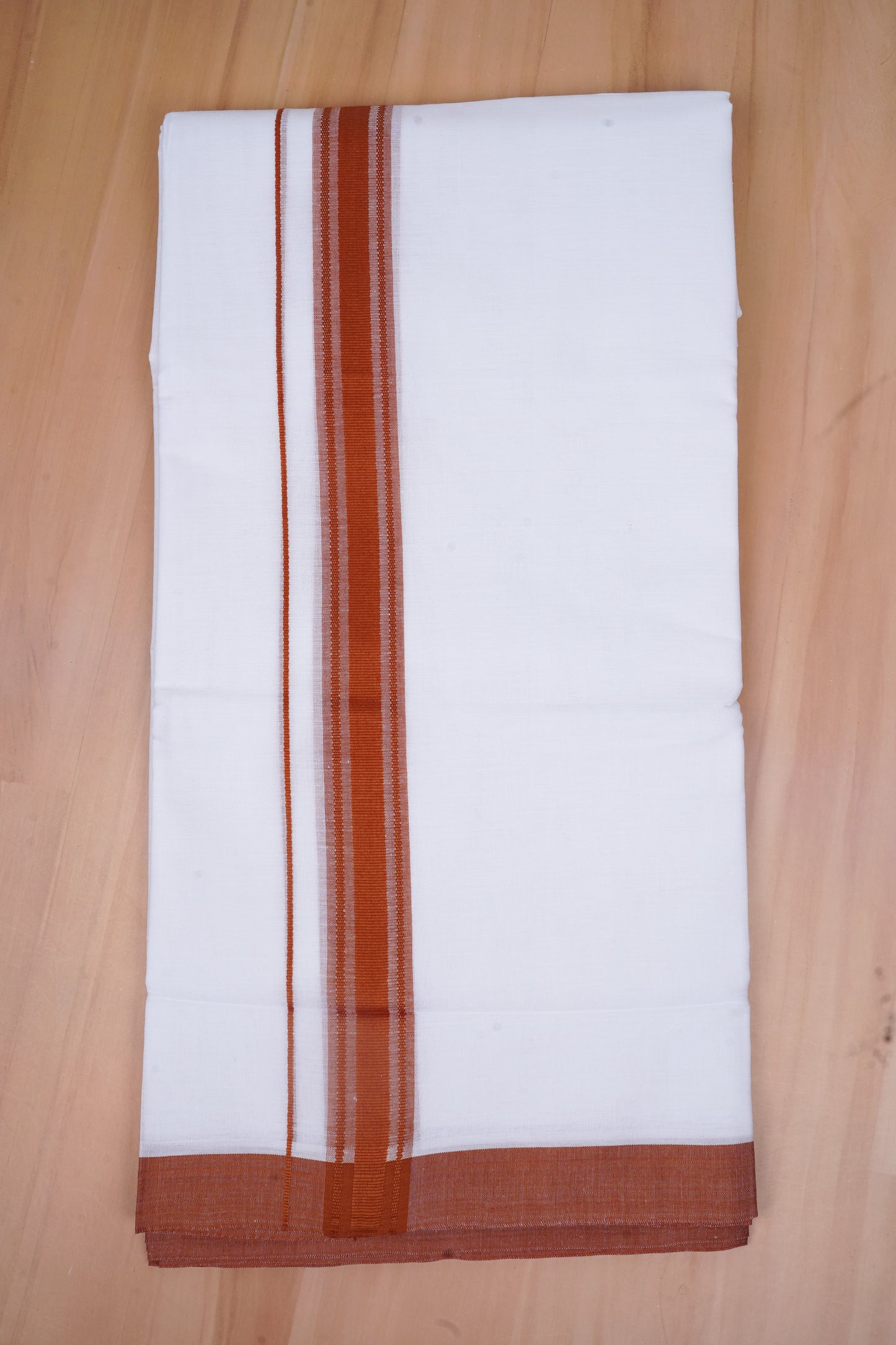 FCD-523 W/D DHOTI 3.80 MTR-Dark Brown