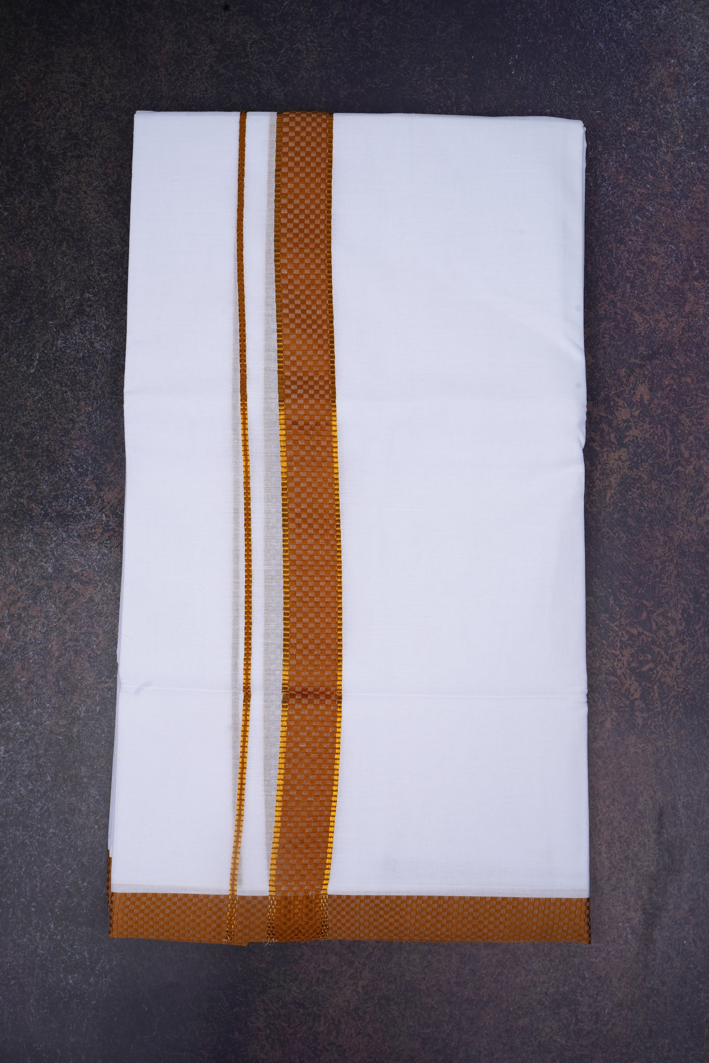 FD-200 W/D DHOTI 3.80 MTR-Brown