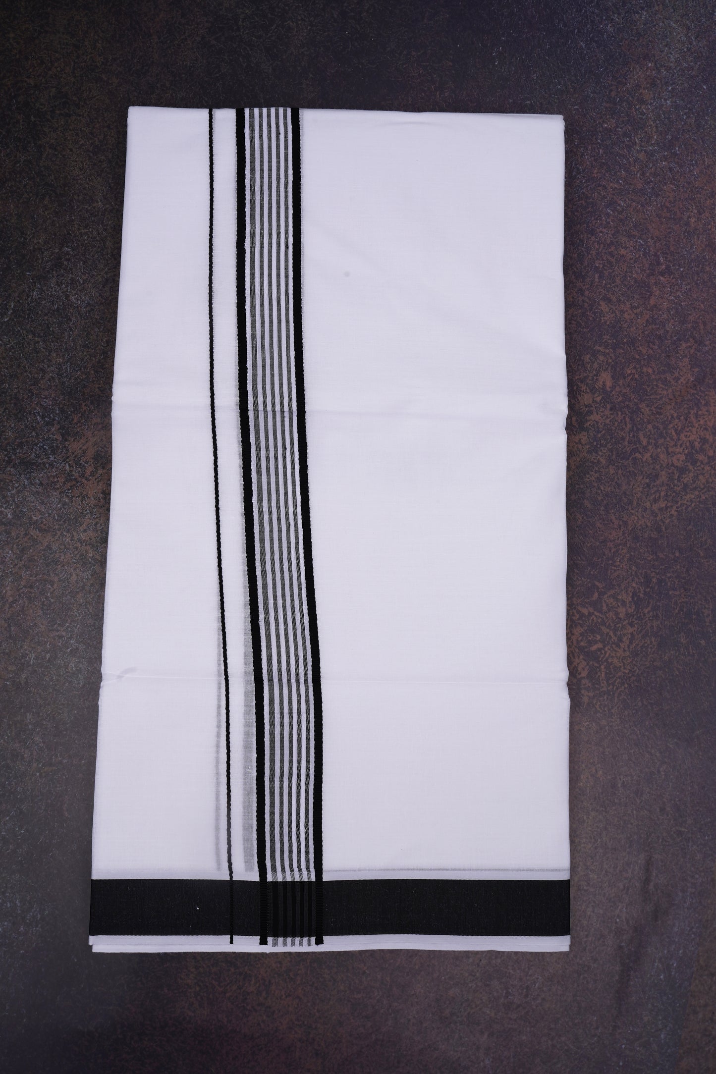 FD-162 W/D DHOTI 3.80 MTR-Gray Black