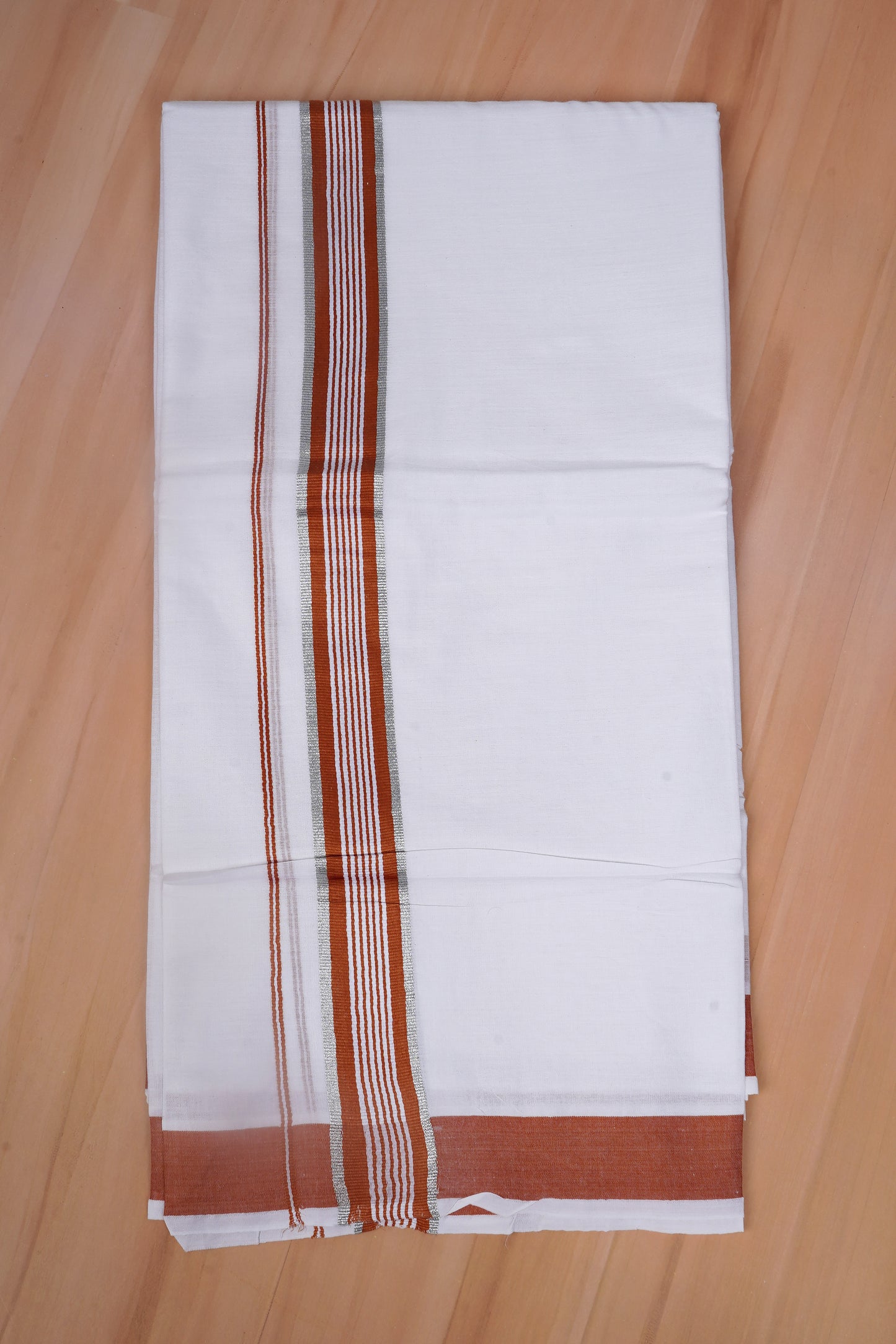 FCD-589 W/D DHOTI 3.80 MTR -  brown