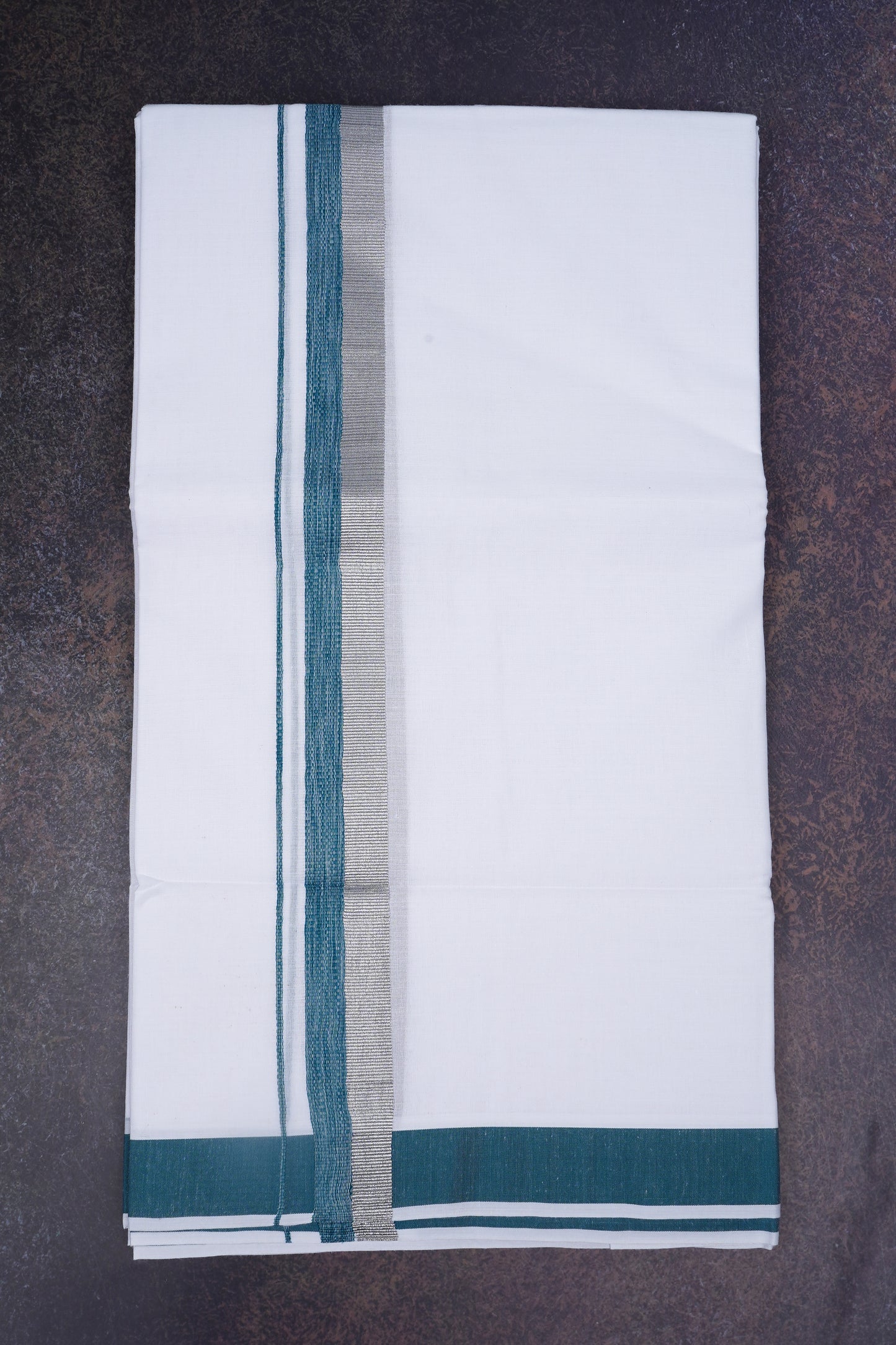 FD-168 W/D DHOTI 3.80 MTR-Dark Green