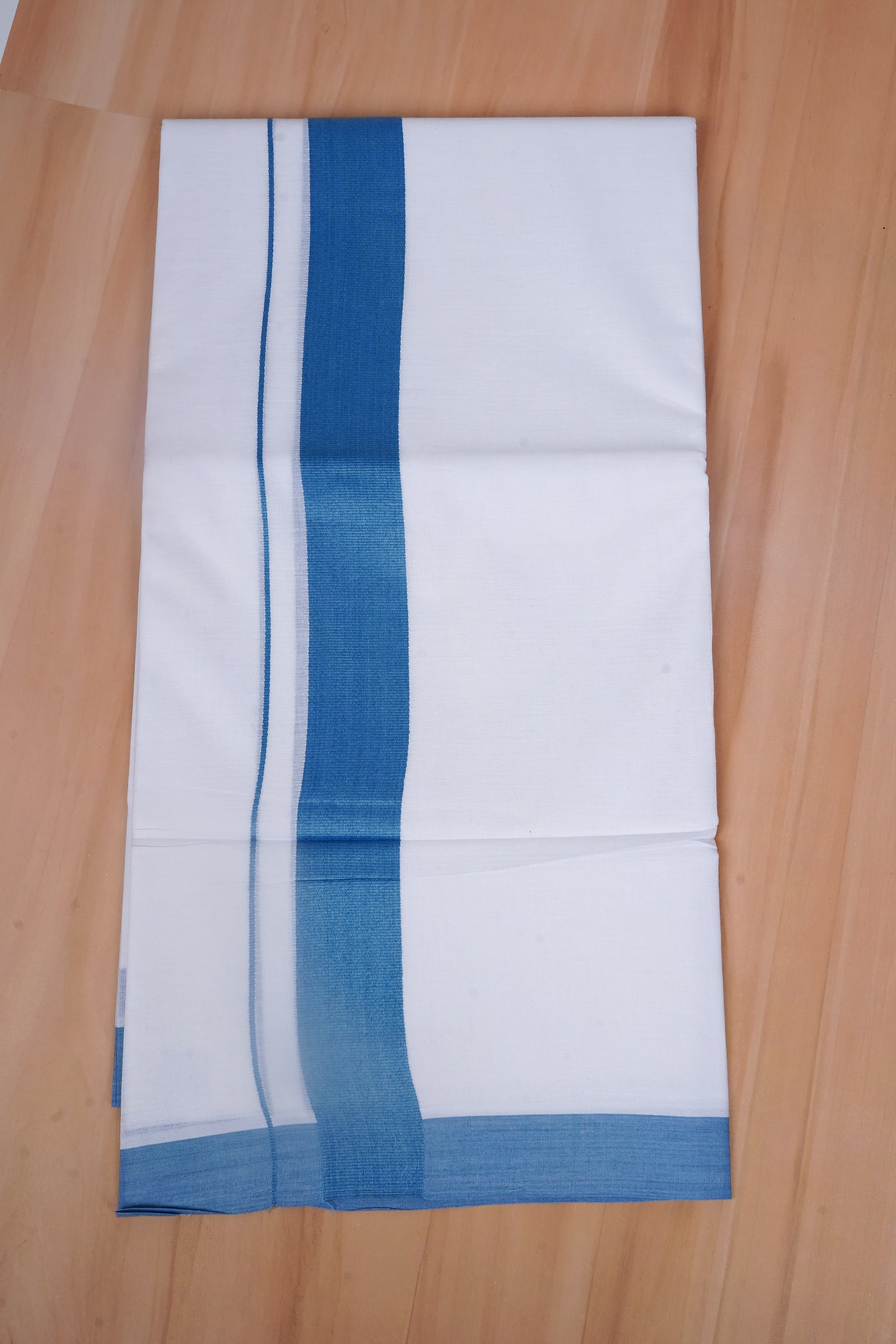 FCD-596 W/D DHOTI 3.80 MTR - Blue