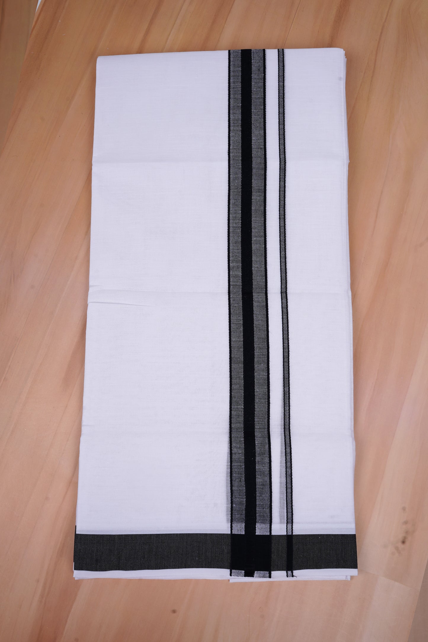 FCD-332 W/D DHOTI 3.80 MTR-Dark Black
