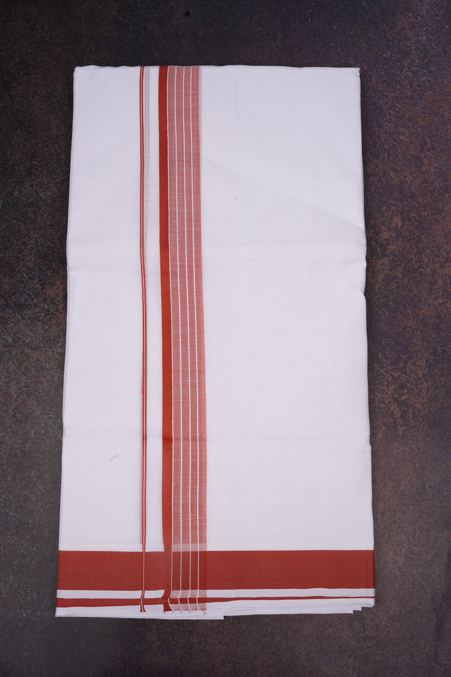 FD-133 W/D DHOTI 3.80 MTR-Light Orange