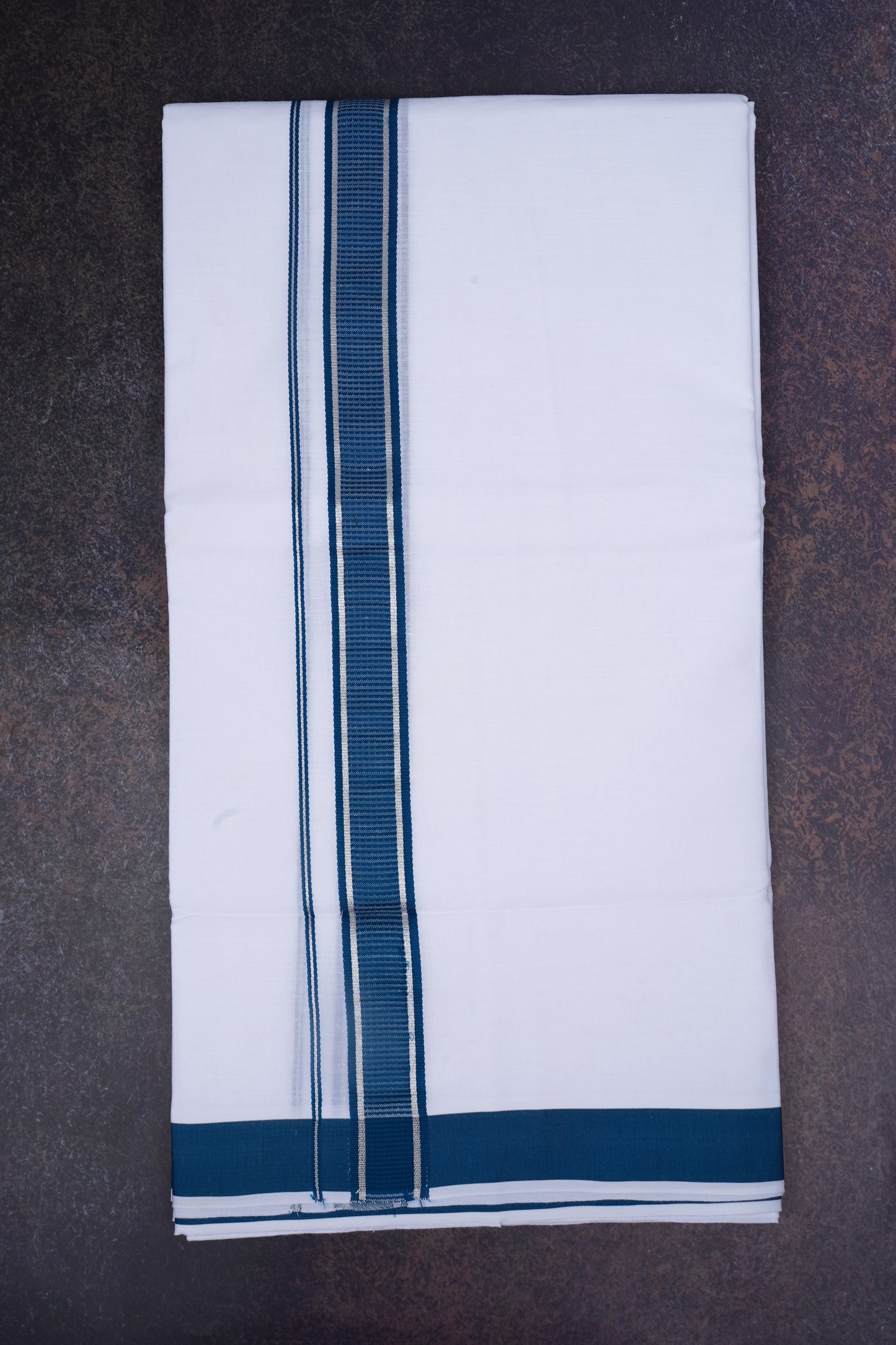 FD-167 W/D DHOTI 3.80 MTR-Blue