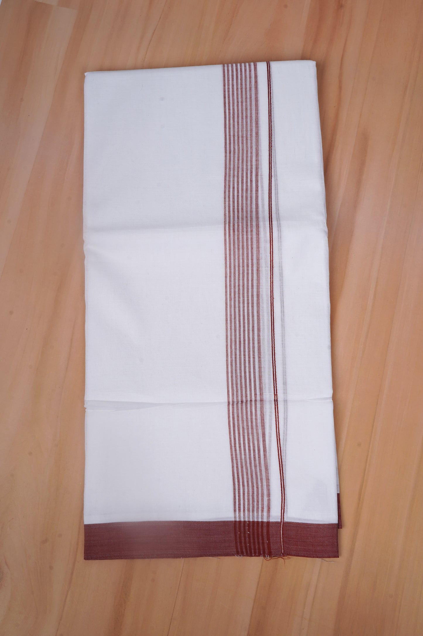 FCD-512 W/D DHOTI 3.80 MTR - Light Brown
