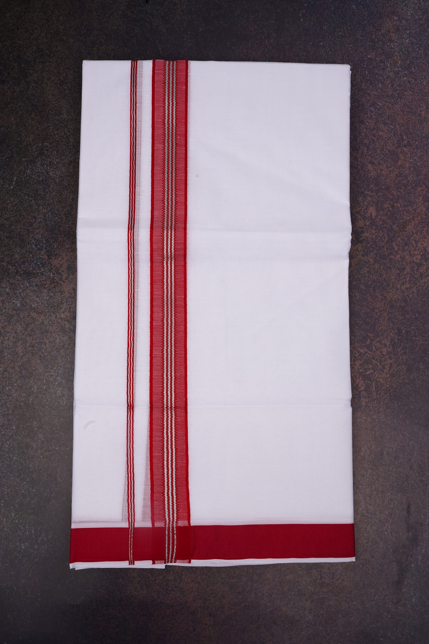 FD-166 W/D DHOTI 3.80 MTR-Red