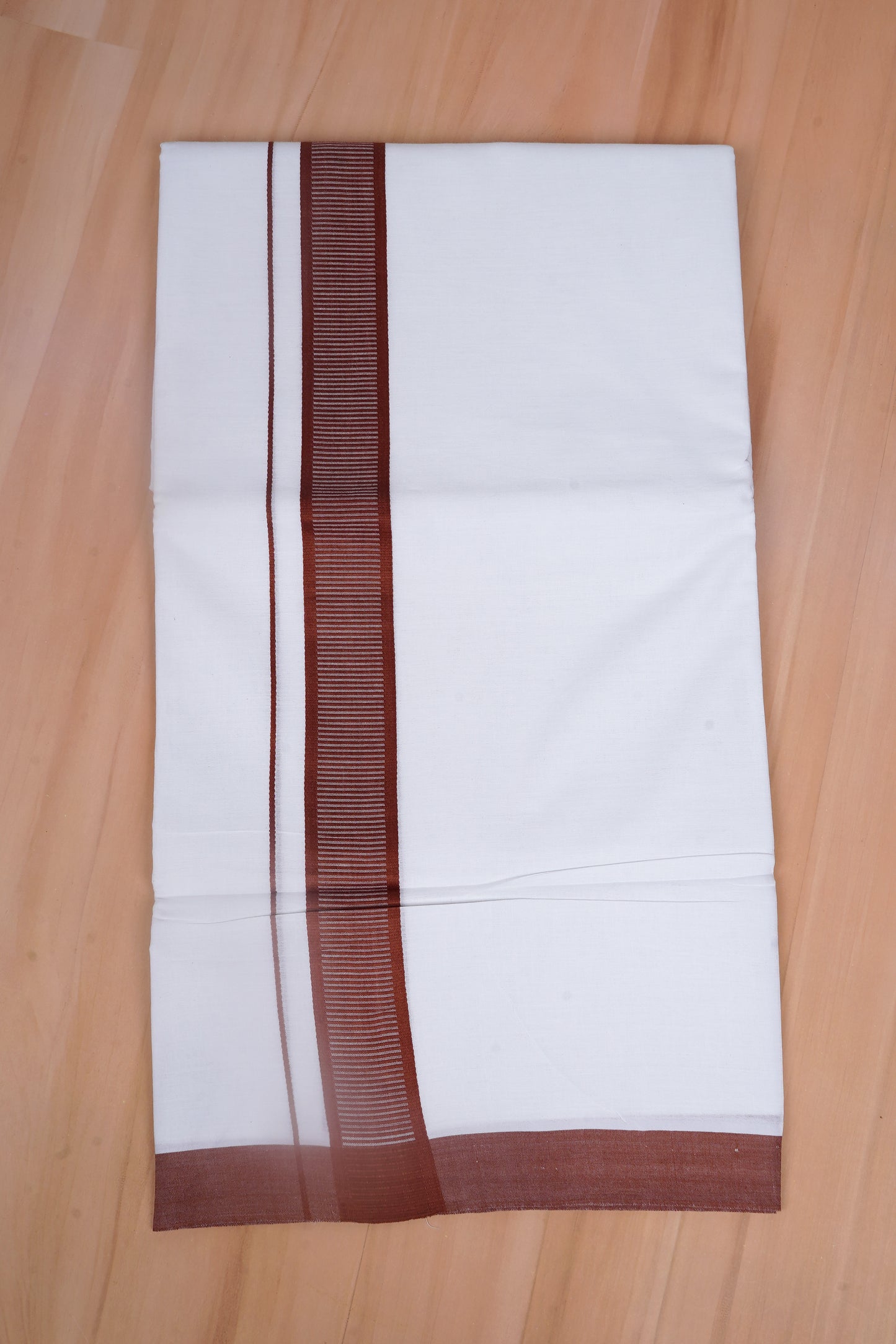 FCD-601 W/D DHOTI 3.80 MTR - Dark Brown
