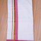 FCD-528 W/D DHOTI 3.80 MTR-Dark Pink