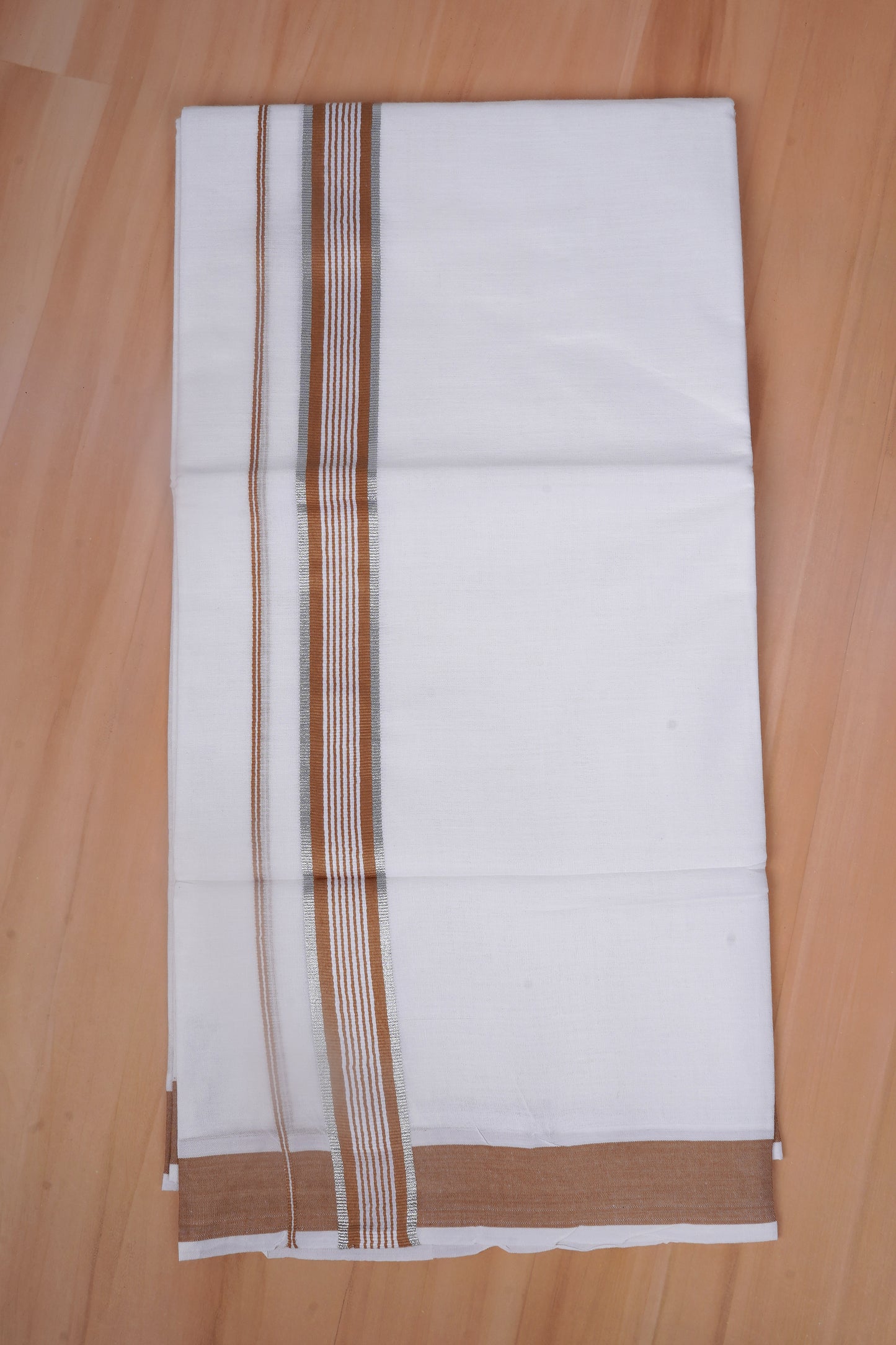 FCD-589 W/D DHOTI 3.80 MTR - Brown