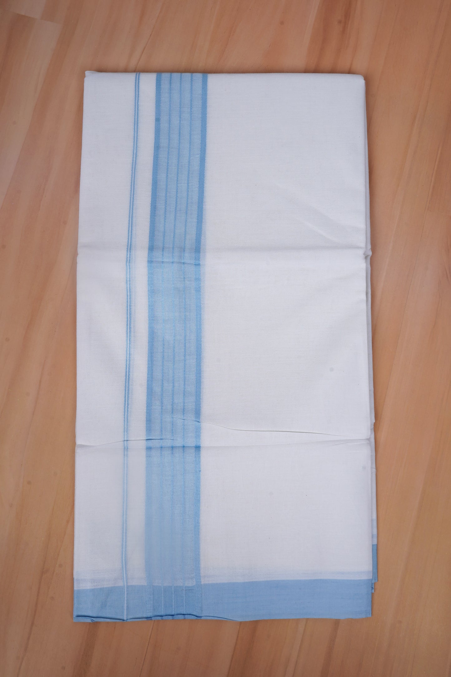 FCD-494 W/D DHOTI 3.0 MTR - Sky Blue