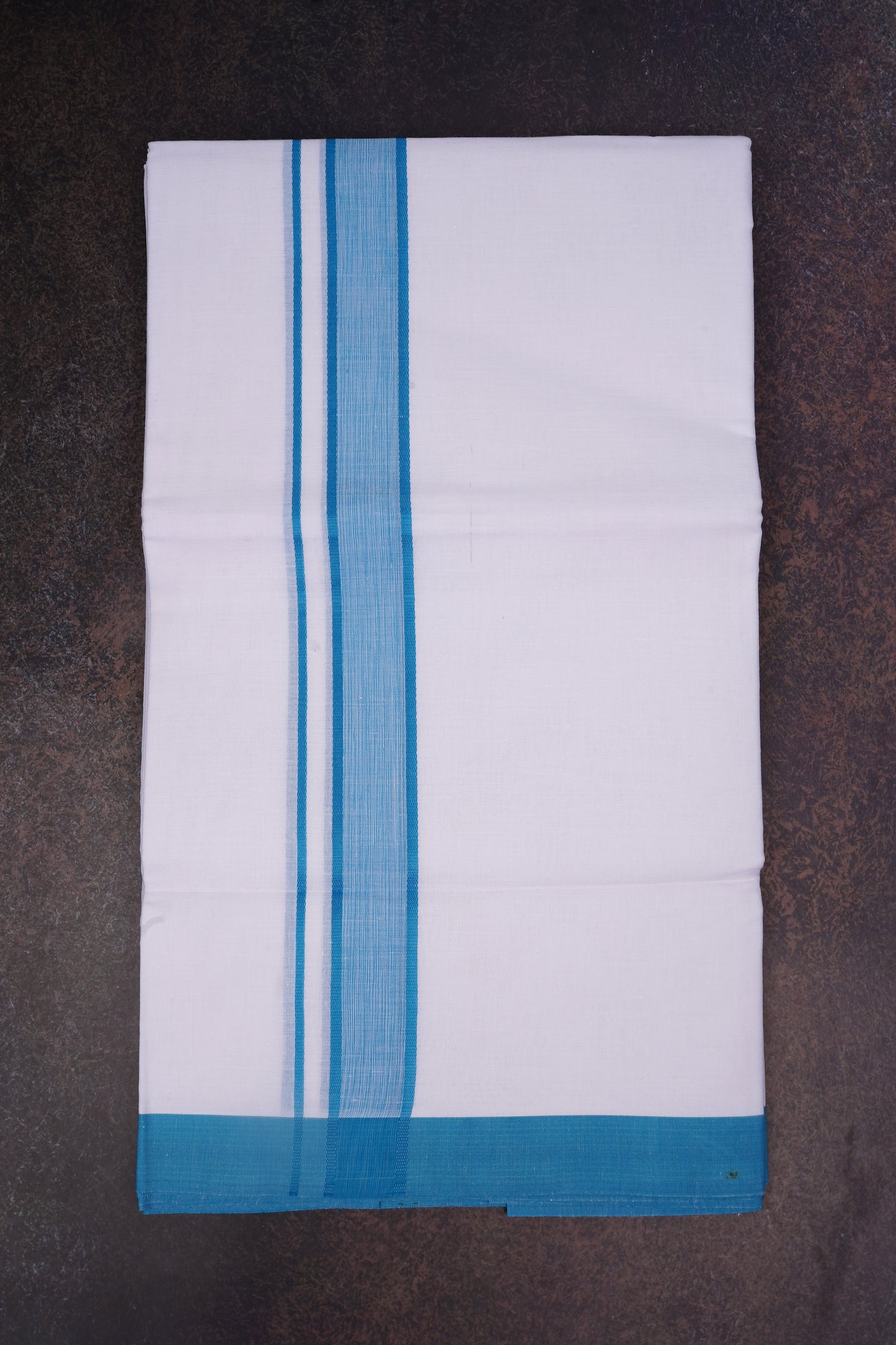 FD-108 W/D DHOTI 3.70 MTR-Blue