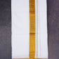 GLD-60 W/D DHOTI 3.80 MTR - Gold