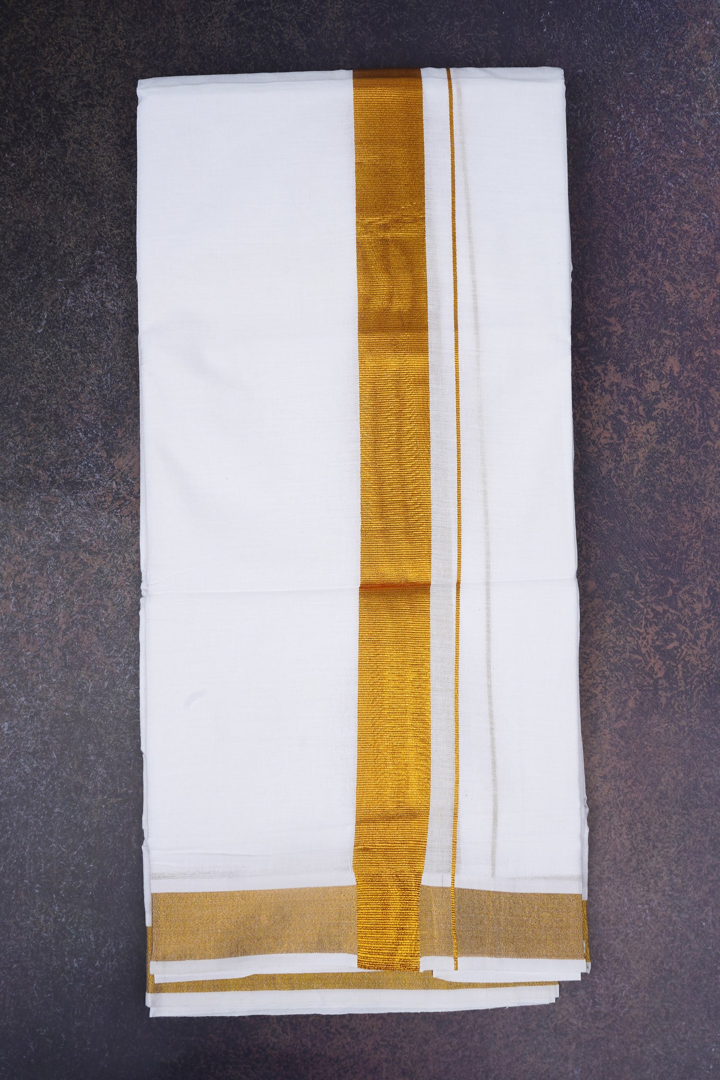 GLD-60 W/D DHOTI 3.80 MTR - Gold