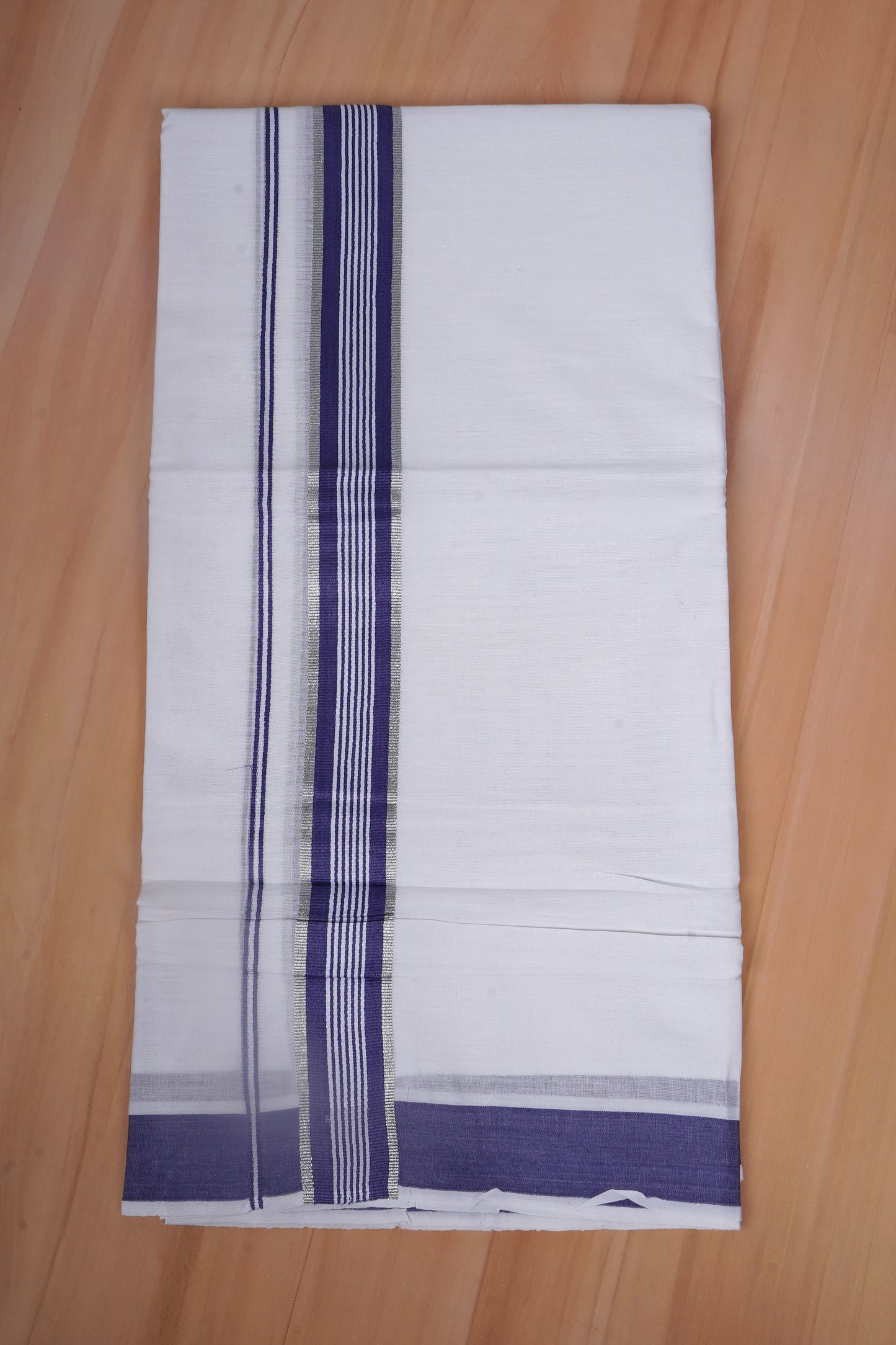 FCD-589 W/D DHOTI 3.80 MTR - Blue 2