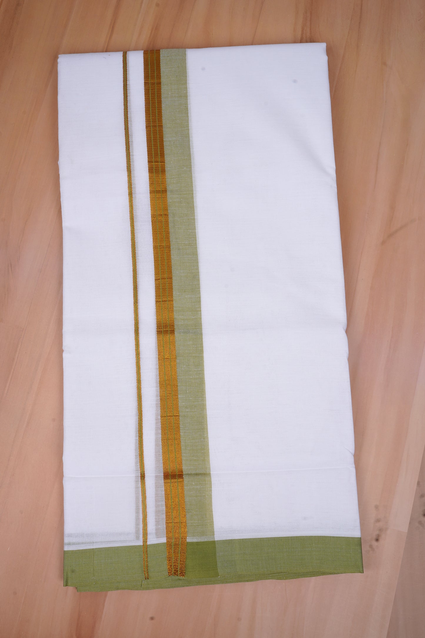 FCD-528 W/D DHOTI 3.80 MTR-Light Green