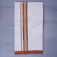 KERALOOM FINISH COTTON 330 W/D DHOTI 3.80 MTR - Brown