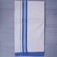 KERALOOM FINISH COTTON 331 W/D DHOTI 3.80 MTR - Blue