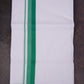 FD-155 W/D DHOTI 4.00 MTR-Dark Green