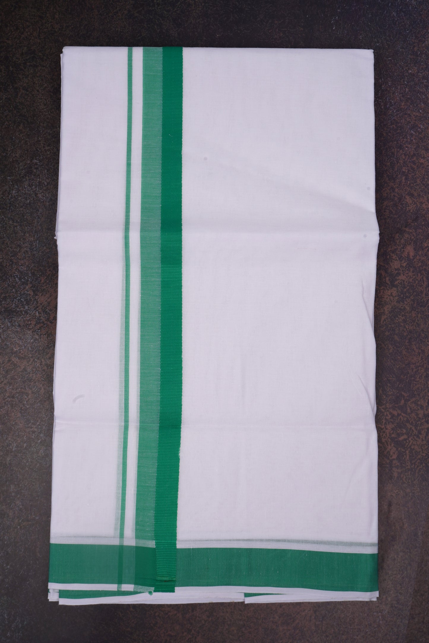 FD-155 W/D DHOTI 4.00 MTR-Dark Green