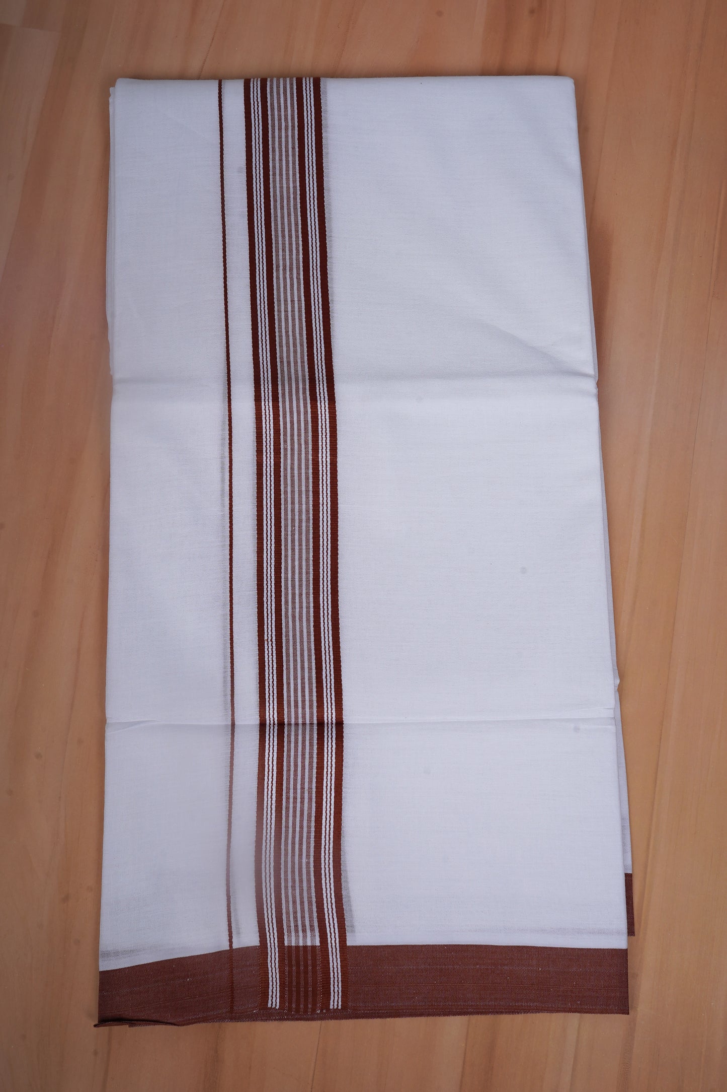 FCD-576 W/D DHOTI 3.80 MTR - Dark Brown