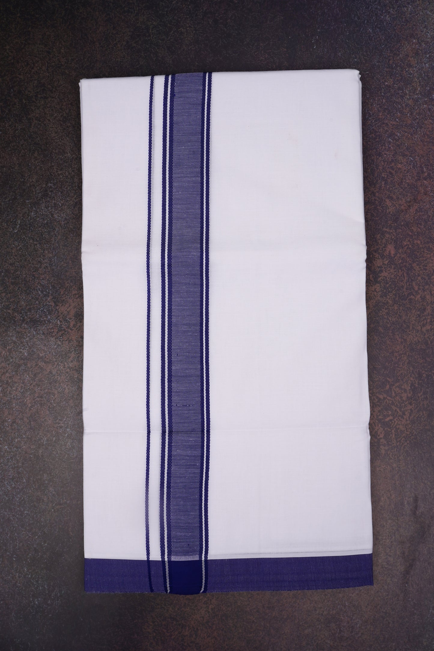 FD-116 W/D DHOTI 3.80 MTR-Dark Blue