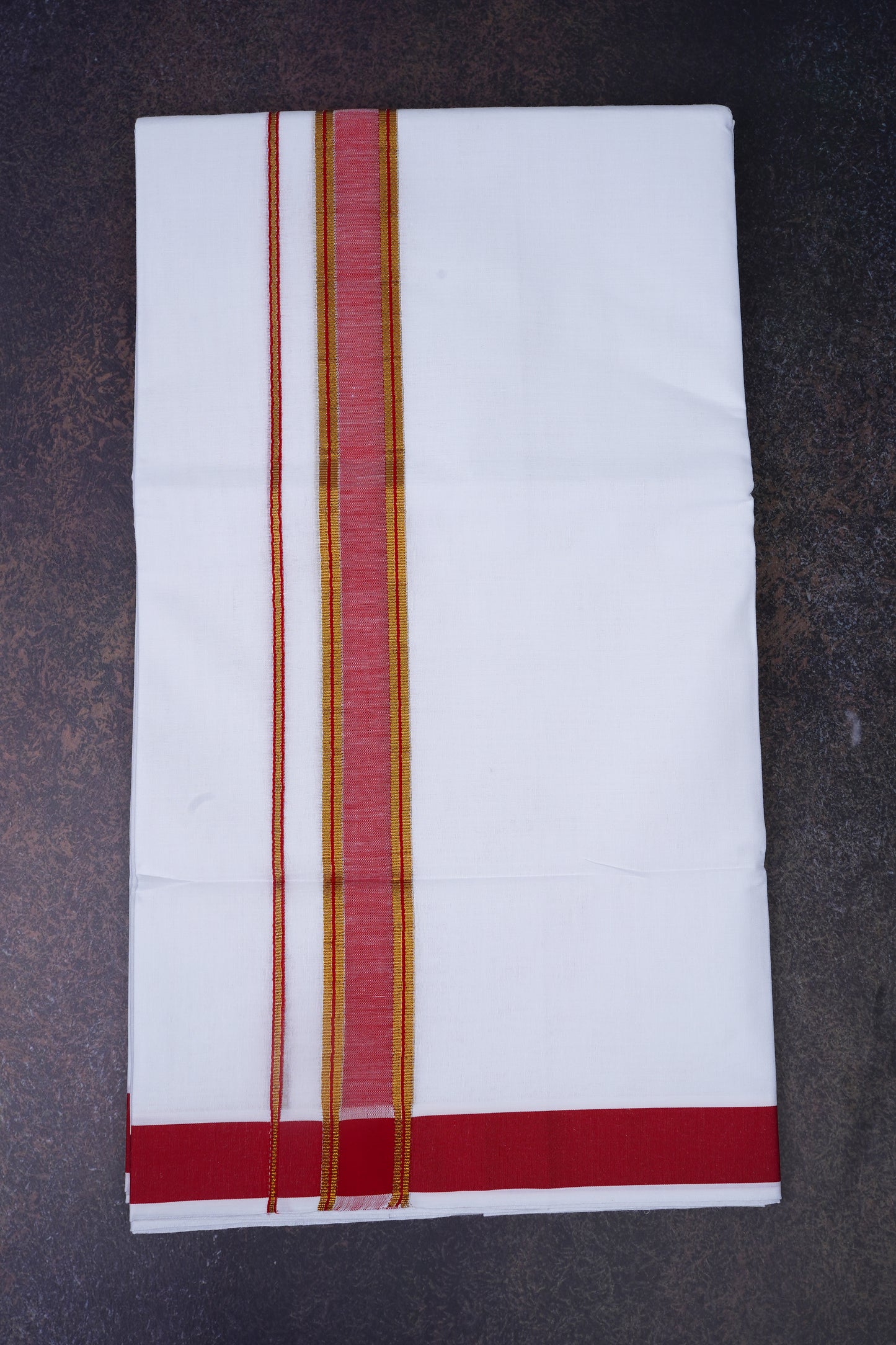 FD-172 W/D DHOTI 3.80 MTR-Red