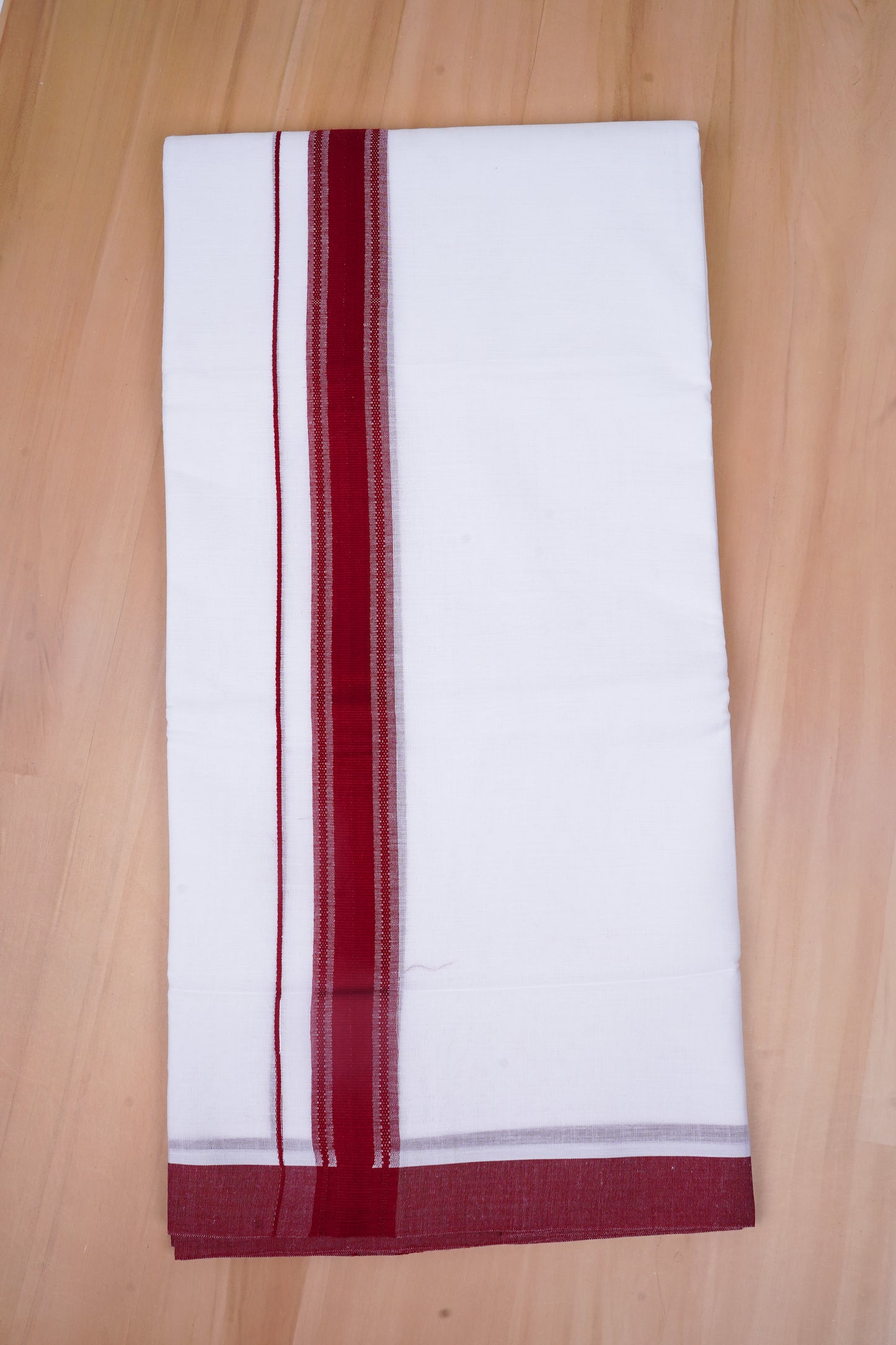 FCD-523 W/D DHOTI 3.80 MTR-Dark Red