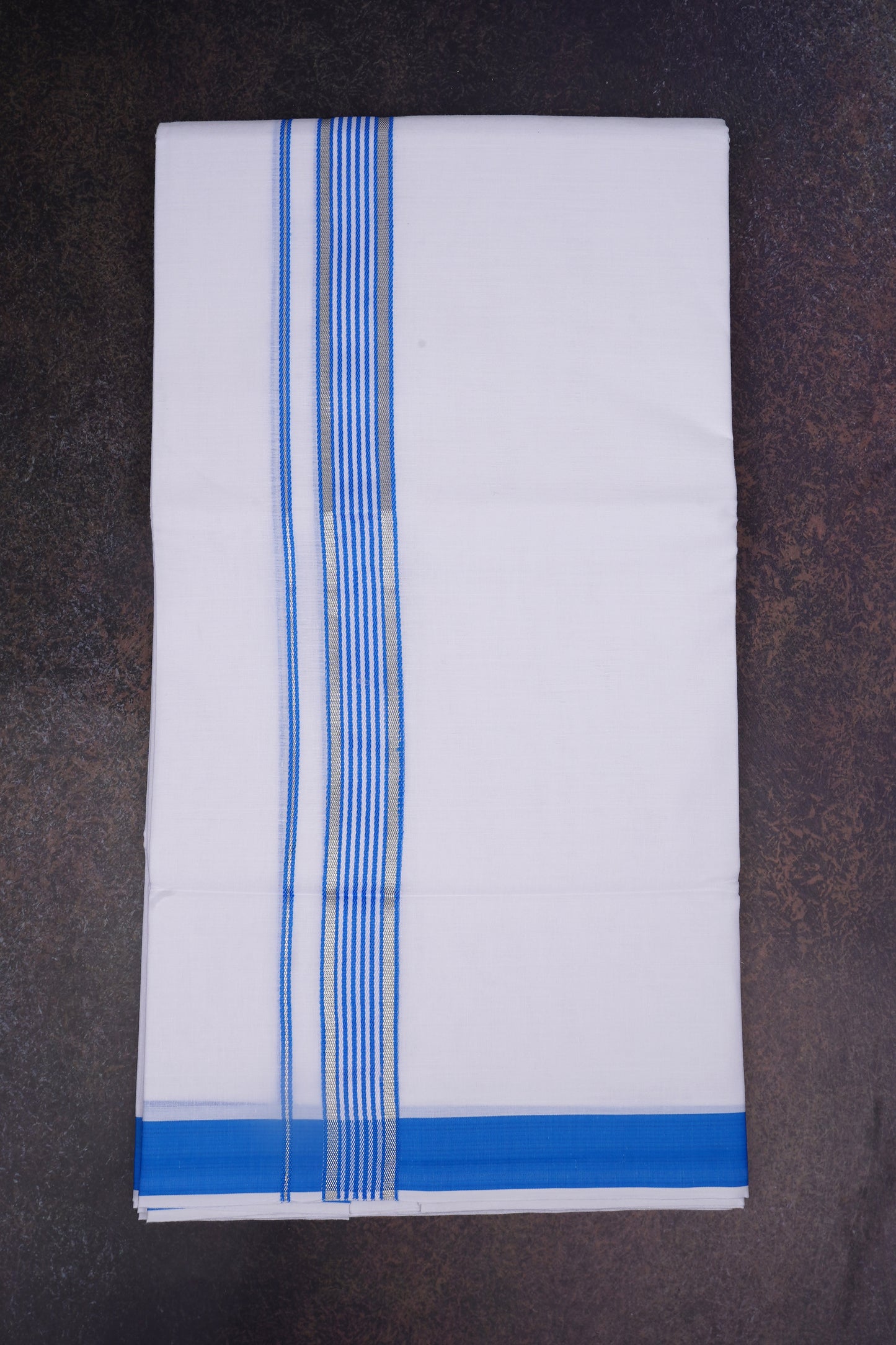 FD-137 W/D DHOTI 3.80 MTR-Sky Blue