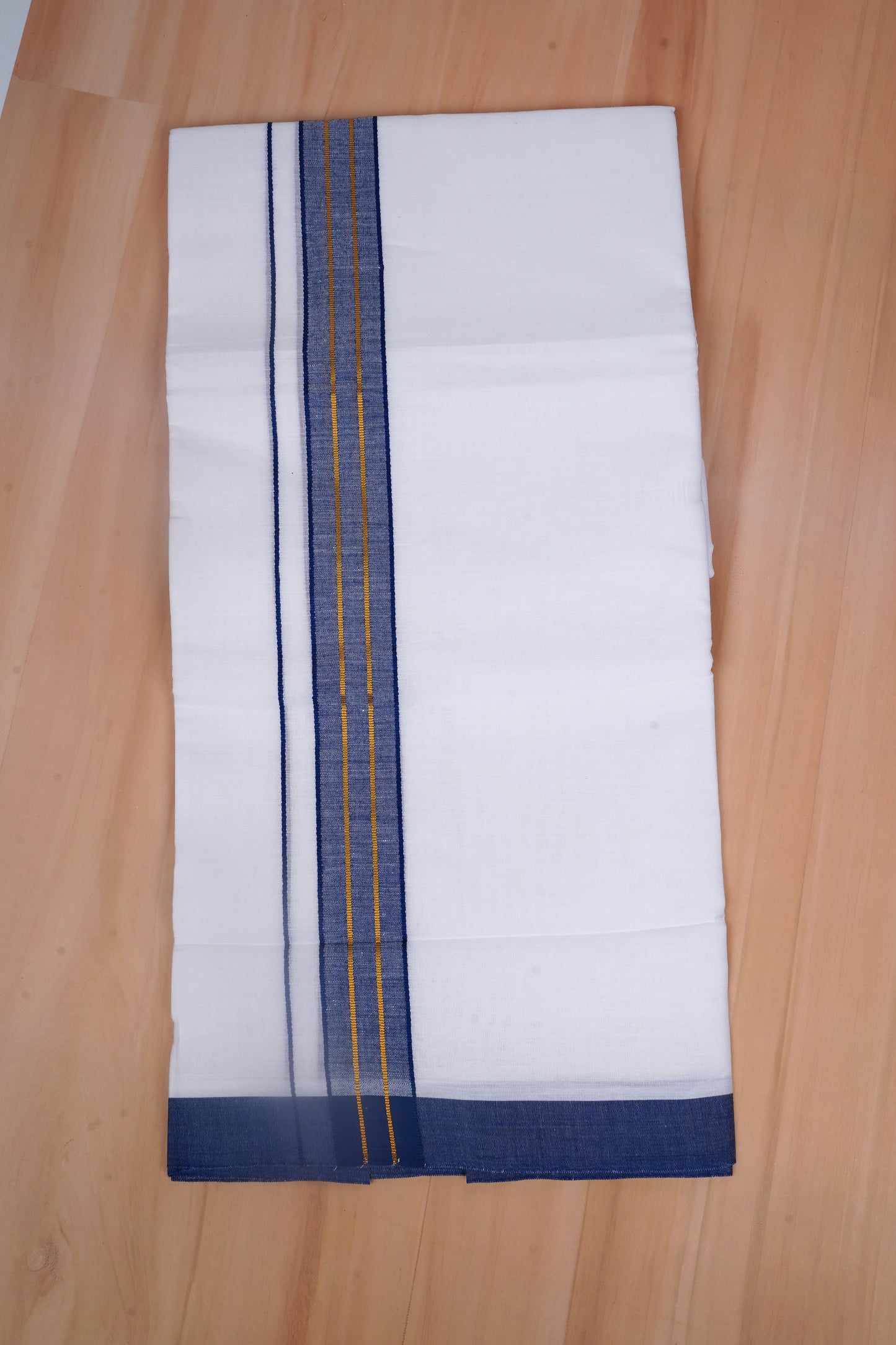 FCD-530 W/D DHOTI 3.80 MTR-Navy Blue