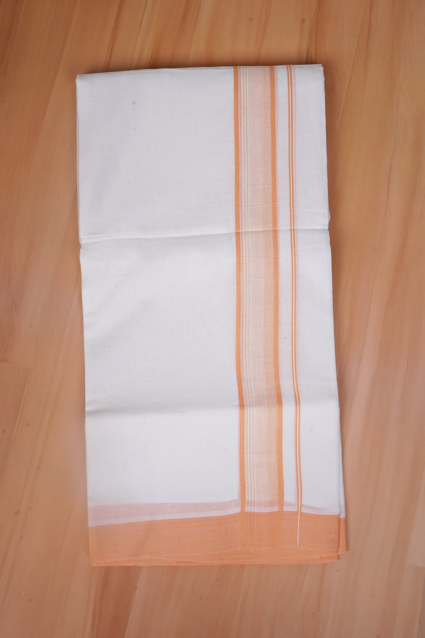 FCD-584 W/D DHOTI 3.80 MTR - Light Orange