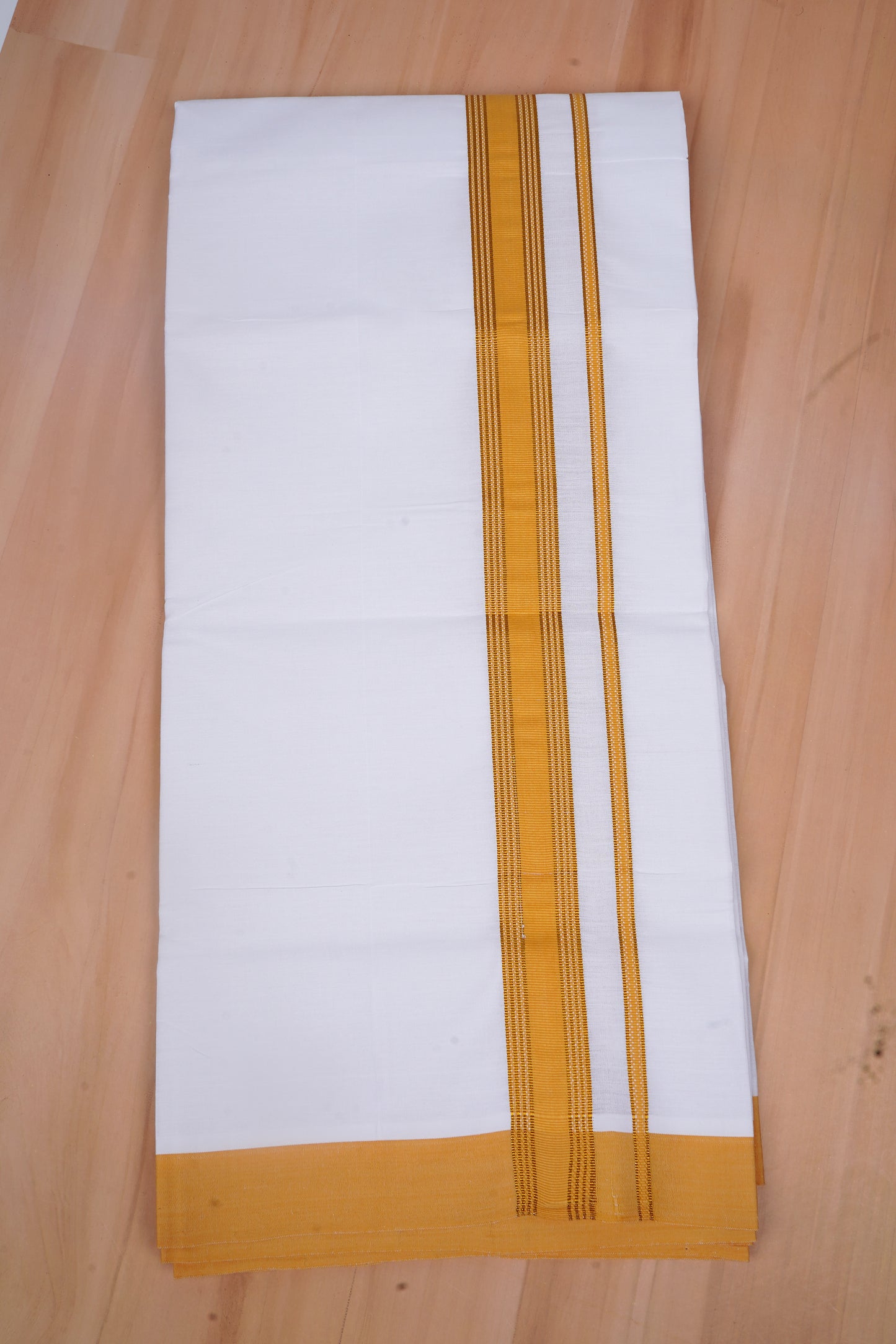 Gold Max W/S Dhoti 2.00 MTR - Mustard