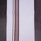 FD-162 W/D DHOTI 3.80 MTR-Dark Brown