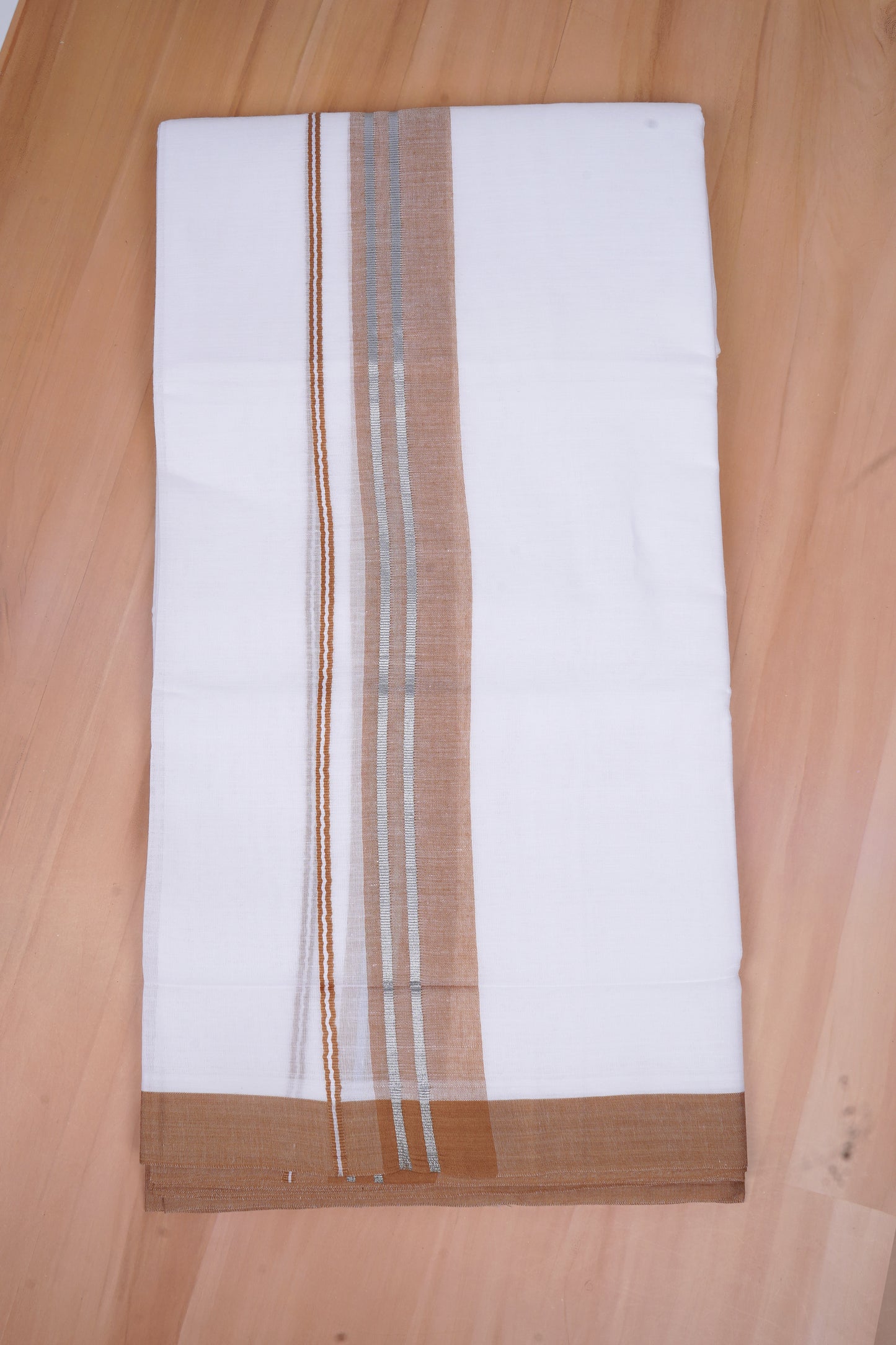 FCD-526 W/D DHOTI 3.80 MTR-Brown