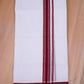 FCD-332 W/D DHOTI 3.80 MTR-Dark Maroon