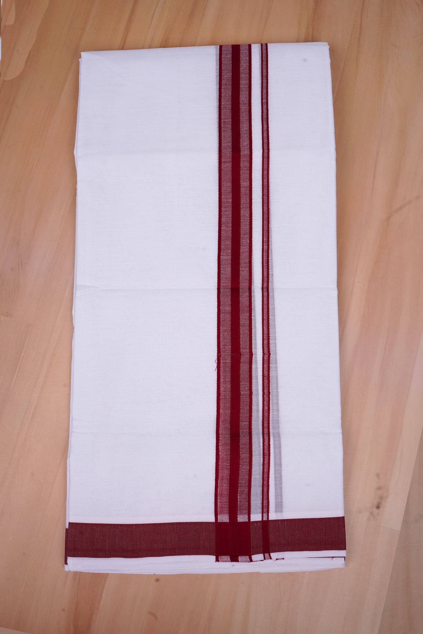 FCD-332 W/D DHOTI 3.80 MTR-Dark Maroon
