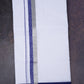 FD-168 W/D DHOTI 3.80 MTR-Dark Blue