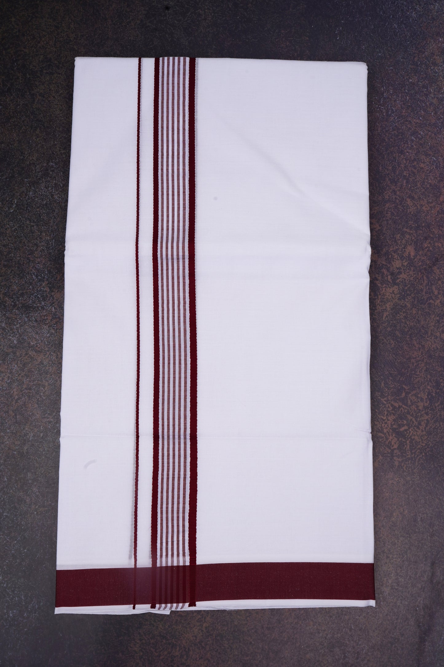 FD-162 W/D DHOTI 3.80 MTR-Light Brown