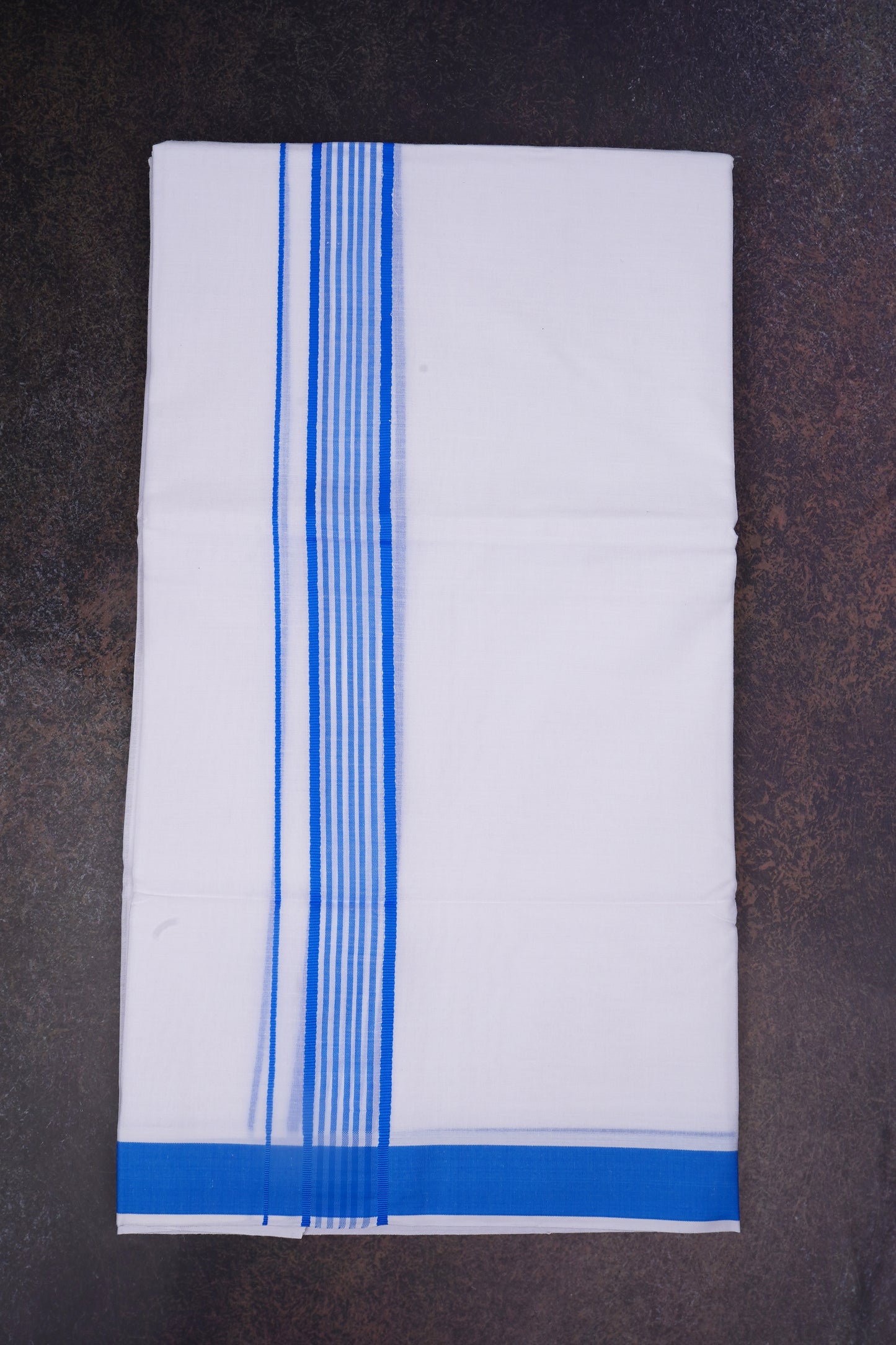 FD-162 W/D DHOTI 3.80 MTR-Sky Blue
