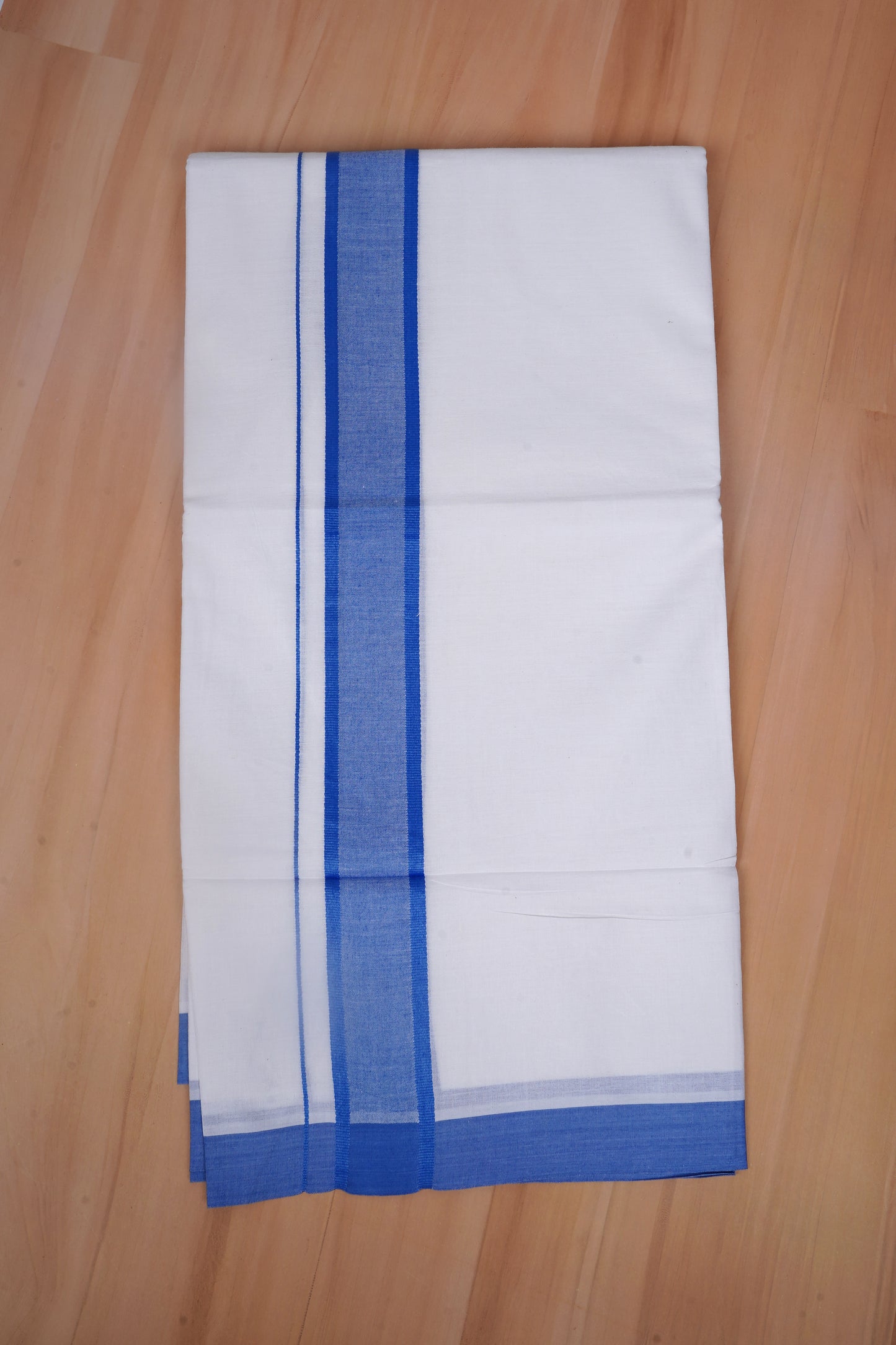 FCD-597 W/D DHOTI 3.80 MTR - Blue