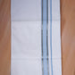 FCD-517 W/D DHOTI 3.80 MTR - Light Blue