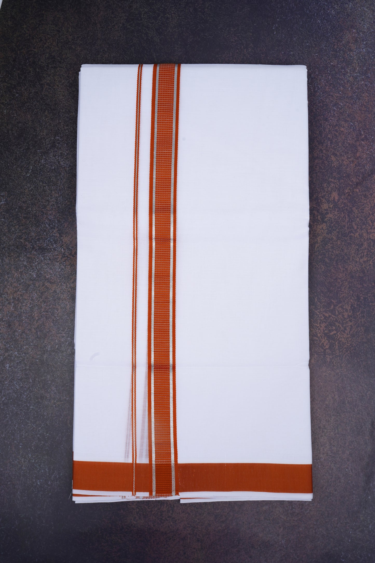FD-167 W/D DHOTI 3.80 MTR-Brown