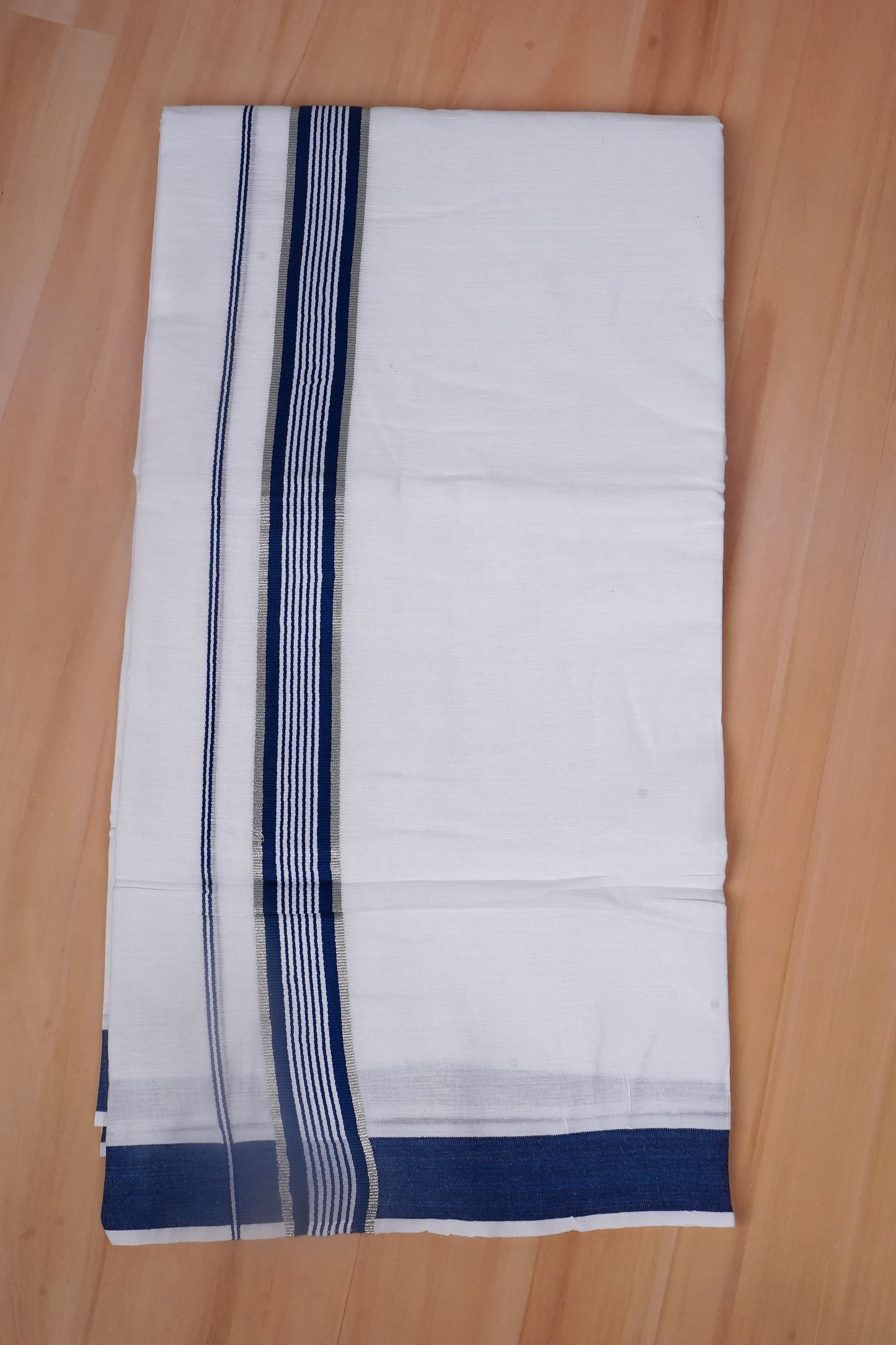 FCD-589 W/D DHOTI 3.80 MTR - Blue