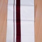 FCD-76 W/D DHOTI 3.80 MTR-Dark Maroon