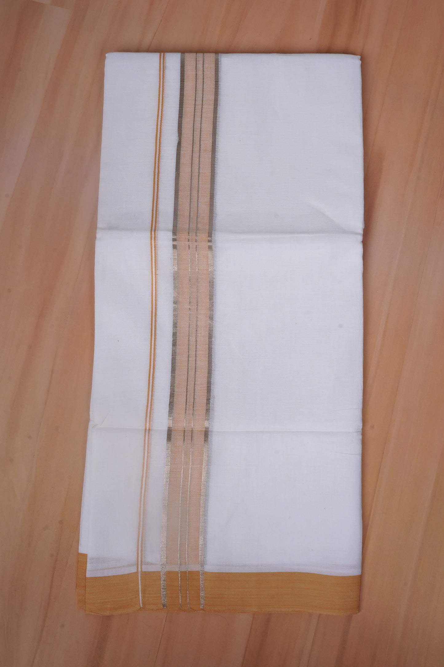 FCD-477 W/D DHOTI 3.80 MTR - Brown